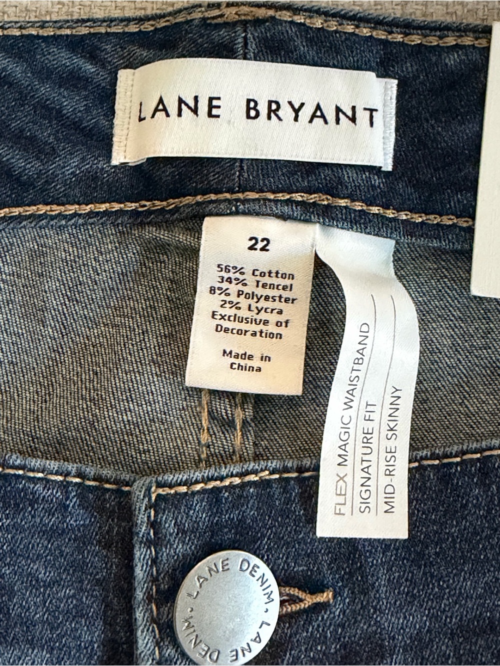 Lane Bryant ripped leopard patterned jeans - Picture 6 of 7